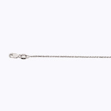 Load image into Gallery viewer, 10K 1MM WHITE GOLD SOLID DC ROPE 26" CHAIN NECKLACE (AVAILABLE IN LENGTHS 7" - 30")