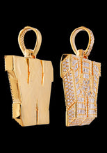 Load image into Gallery viewer, Diamond initial W Pendant