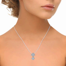 Load image into Gallery viewer, 10K White Gold Womens Round Diamond Cluster Top Open Pendant 1/6 Cttw