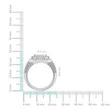 Load image into Gallery viewer, 10K White Gold Round Diamond Designer Sz 10 Mens Ring 2-3/4 Cttw