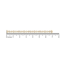 Load image into Gallery viewer, 10K Yellow Gold Round Baguette Diamond Designer 7 Inch Bracelet  2-1/3 Cttw