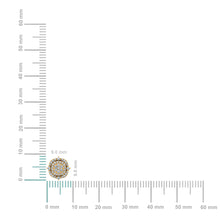 Load image into Gallery viewer, 10K Yellow Gold Round Diamond Designer Mens Stud Earring 1/4 Cttw