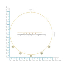 Load image into Gallery viewer, 14K Yellow Gold Baguette Round Necklace Bracelet Set 1 Cttw