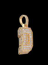 Load image into Gallery viewer, Diamond initial D Pendant