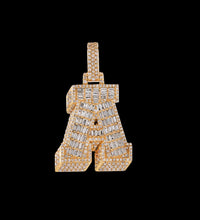 Load image into Gallery viewer, Diamond Initial A pendant