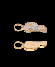 Load image into Gallery viewer, Diamond initial P Pendant