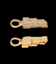 Load image into Gallery viewer, Diamond initial F Pendant