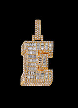 Load image into Gallery viewer, Diamond initial E Pendant