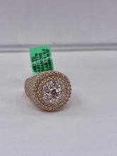Load image into Gallery viewer, Yellow gold diamond custom ring